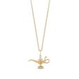 Enchanted Disney Fine Jewelry 10K Yellow Gold with Diamond Accent Jasmine s Aladdin Live Action Pendant Necklace Cheap