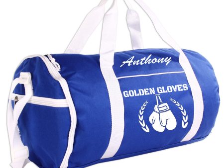 Personalized Sport Gym Roll Duffel Bag - Boxing (Available in 4 Colors) Cheap