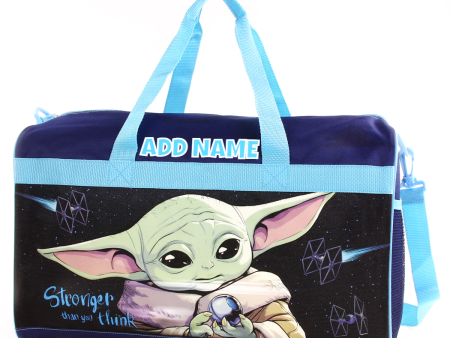 Personalized Kid s Travel Duffel Bag - Baby Yoda For Sale