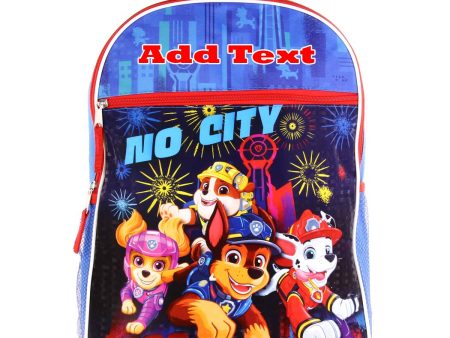 Personalized 16 Inch School Backpack - Paw Patrol Online Sale