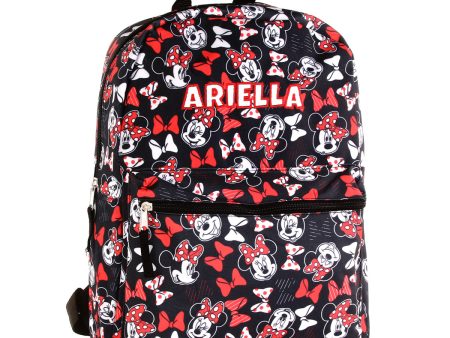 Personalized Embroidered 16 Inch Minnie Mouse Backpack Fashion