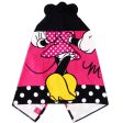 Personalized Embroidered Hooded Towel - Minnie Mouse Online now