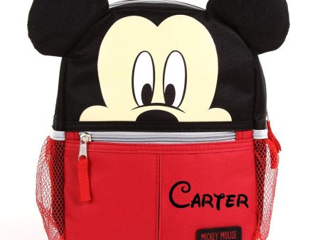 Personalized Mickey Mouse 10 Inch Mini Backpack with Harness Fashion