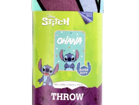 Disney Stitch 46  x 60  Super Soft Plush Throw (non-personalized) Online Sale