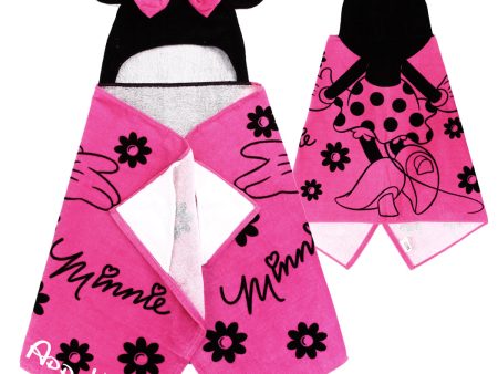 Personalized Embroidered Hooded Towel - Minnie Mouse Hot on Sale