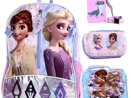 Disney Frozen 17 Inch Deluxe Backpack 4-Piece Set (non-personalized) Discount