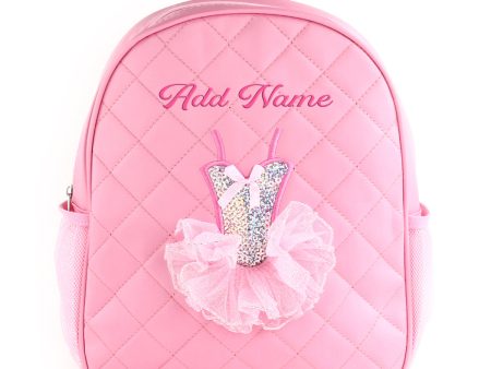 Personalized Embroidered Ballerina Dance Backpack Online Hot Sale