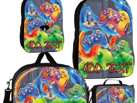 Personalized Full Color Backpacks   Lunch Bag   Duffel Bag - Game On Sale