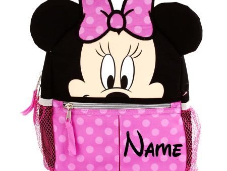 Personalized Minnie Mouse 10 Inch Mini Backpack with Harness For Discount