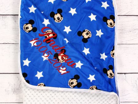 Personalized Disney Baby Blanket - Mickey Mouse Supply