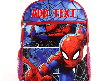 Personalized 16 Inch School Backpack - Spider-Man For Cheap