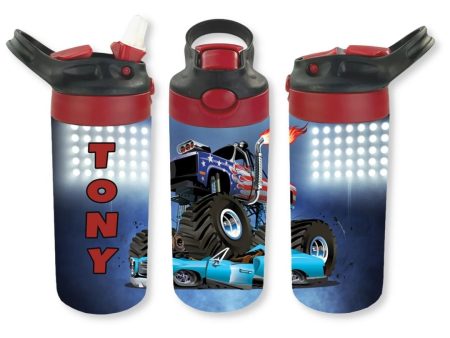 Personalized Kids  12oz Double Walled Stainless Steel Bottle - 4X4 Sale