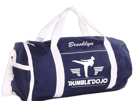 Personalized Sport Gym Roll Duffel Bag - Martial Arts Female (Available in 4 Colors) Hot on Sale