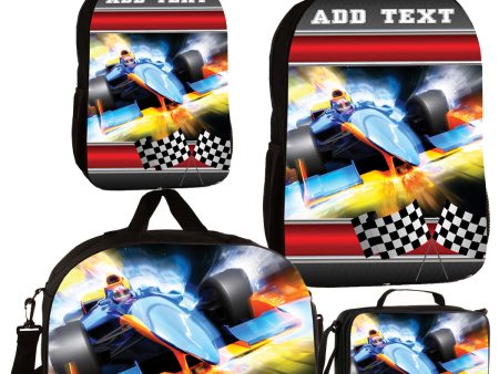 Personalized Full Color Backpacks   Lunch Bag   Duffel Bag - F1 Racing Online Hot Sale