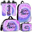 Personalized Tie Dye Backpacks   Lunch Bag   Duffel Bag   Bottle on Sale