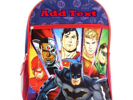 Personalized 16 Inch School Backpack - Justice League For Discount