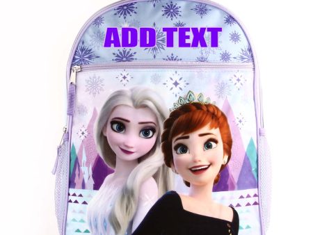 Personalized 16 Inch School Backpack - Frozen For Sale