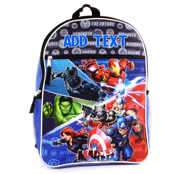 Personalized 16 Inch School Backpack - Marvel Heroes Sale