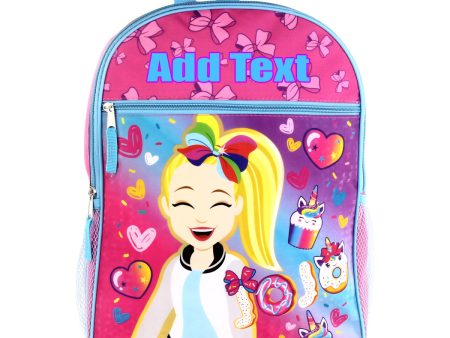 Personalized 16 Inch School Backpack - Jojo Siwa Online Sale