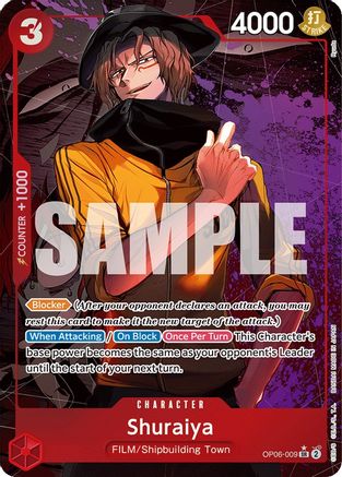 Shuraiya (Alternate Art) (OP06-009) - Wings of the Captain Foil [Super Rare] Supply