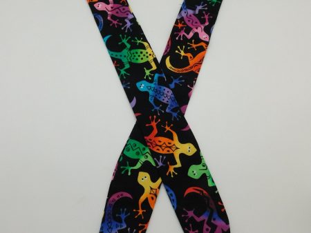 Psychedelic Geckos Cool Tie Cheap