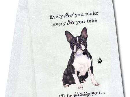 Pet Kitchen Towel Boston Terrier Supply