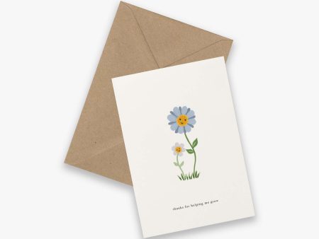 Greeting Card - Two Flowers Sale