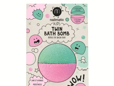 Bath Bomb - Twin - Pink & Lagoon Green Sale