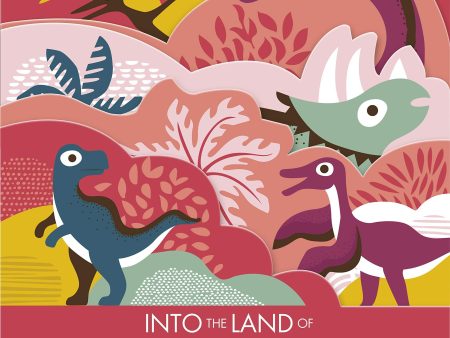 Book - Into the Land Of Dinosaurs Sale