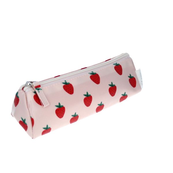 Pencil Case - Strawberry Hot on Sale