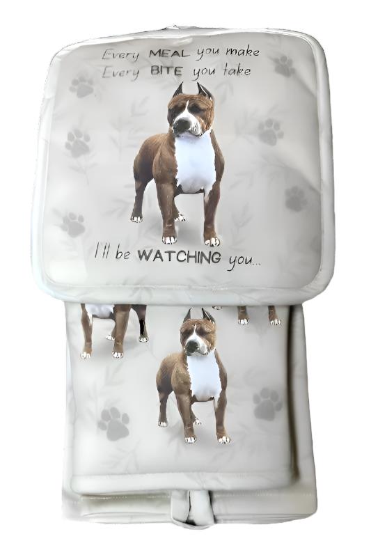 Pet Oven Mitt Set Pit Bull Fashion