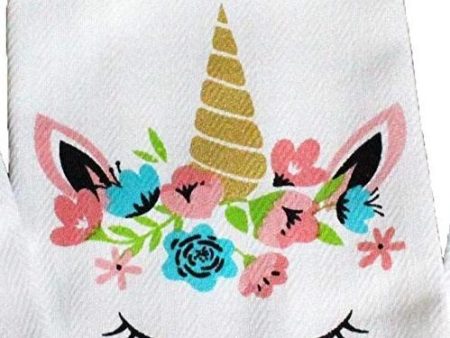 Flower Crown Unicorn Dish Towel Supply