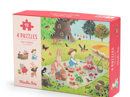 Mini Puzzle - 4 Seasons - La Grande Famille Online Sale