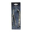 Cream & Black Fabric Chain Eyewear Holder Supply