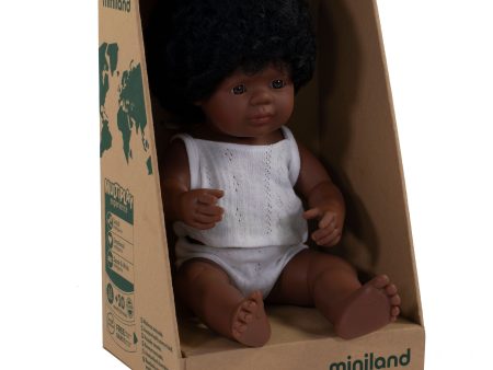 Baby Doll - African American Girl - 38cm - BPA Free Fashion