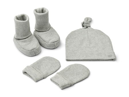 Newborn Gift Set - Amora - Grey Melange Supply