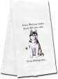 Pet Kitchen Towel Siberian Huskey Cheap