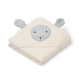 Hooded Towel - Organic Cotton - Sheep - Creme De La Creme Sale