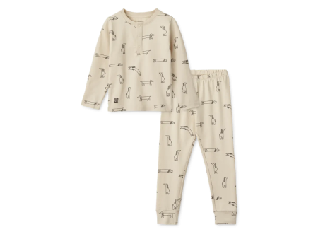 Pyjamas Set - Wilhelm - Dog Sandy on Sale