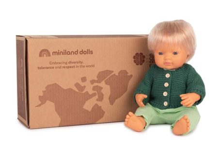 Baby Doll - Caucasian Boy W Clothes - 38cm - BPA Free on Sale