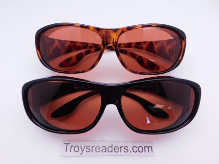 63mm Polarized Amber Lens Fit Over in Two Colors Online Hot Sale