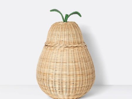 Hand Braided Basket - Pear - Large For Discount