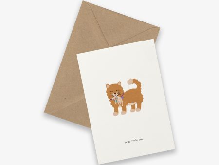 Greeting Card - Baby Cat Online Hot Sale