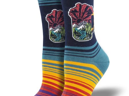 SockSmith Women Crew Atomicchild Hop Wild Cheap