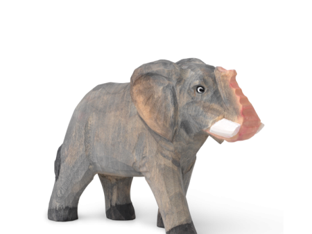 Wooden Safari Animal - Hand Carved - Elephant Online now