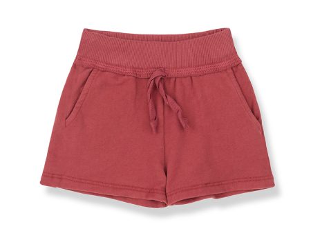 Shorts - Etna - Soft Fleece - Rusty Red Discount