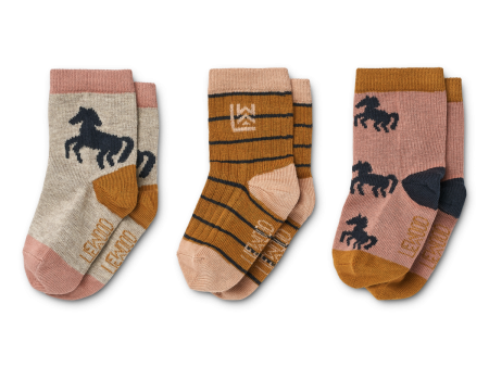 Silas Socks - Horses Dark Rosetta Hot on Sale