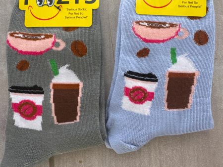 Coffee Socks Foozys Unisex Crew Discount