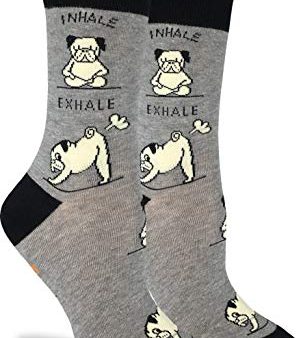 Good Luck Socks Women Crew Yoga Pug Online now