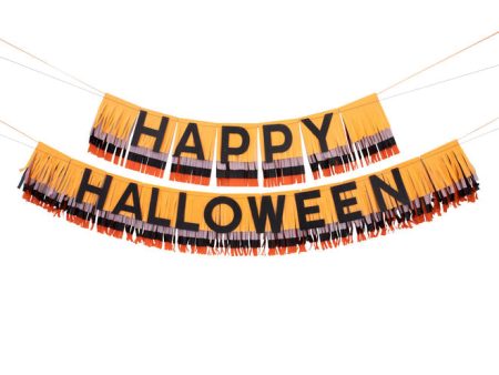 Decorations - Halloween Fringe Garland on Sale